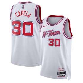 Camiseta Hombre NBA Houston Rockets Clint Capela 2025-26 Nike City Edition Blanco Swingman